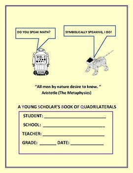 Preview of QUADRILATERALS: A YOUNG SCHOLAR'S BOOK W/ MULTI-ACTIVITIES   GRS. 4-6