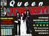QUEEN (BAND) JEOPARDY! Interactive Gameboard with Question