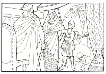 QUEEN OF SHEBA: Coloring pages, (Realistic images) Jewish, Islamic