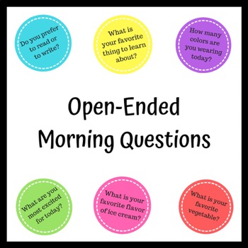 Question of the Day l Open Ended Questions - Classful