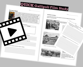 Preview of QUICK Gallipoli Film Study