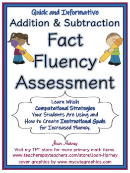 Preview of QUICK and ACCURATE Fact Fluency ASSESSMENT for ADDITION AND SUBTRACTION