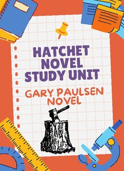 Preview of Guide about Hatchet Novel Study Unit with Hatchet Comprehension Questions