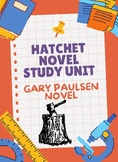 Guide about Hatchet Novel Study Unit with Hatchet Comprehe
