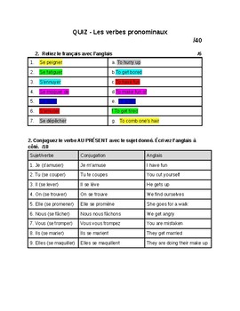 3 Ftrab Conj Pronominal, PDF, Pronome