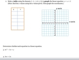 QUIZ: Relations, Equations as Relations, Linear Equations 