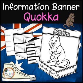Preview of QUOKKA  Information Report Banner - Australian Animals