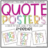 QUOTE POSTERS FREEBIE