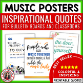 Music Quote Posters - Music Classroom Decor - Middle Schoo