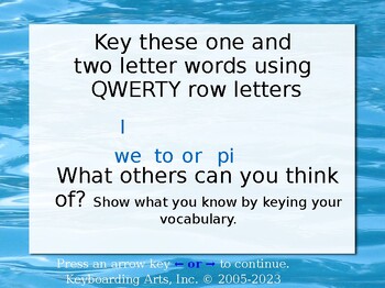 Preview of QWERTY Island Keys - Level 4 - Explore the TOP row of letter keys