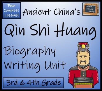 Preview of Qin Shi Huang Biography Writing Unit | 3rd Grade & 4th Grade