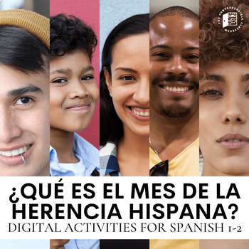 Preview of Qué es el Mes de la Herencia Hispana: DIGITAL #authres activities