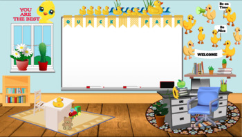 Preview of Quack Pack Virtual Classroom Background