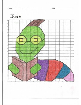 coordinate graphing mystery picture first quadrant