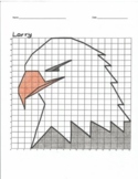 Quadrant 1 Coordinate Graph Mystery Picture, Larry the Eagle