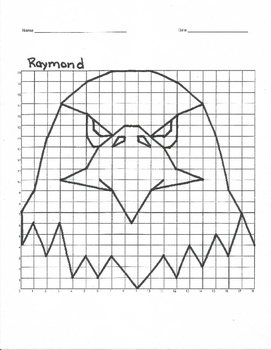 graph quadrant eagle coordinate raymond mystery subject graphing