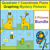 Quadrant 1 Coordinate Plane Graphing Mystery Picture | 5 S