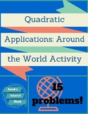 Quadratic Applications Around the World Activity