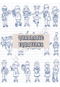 Preview of Quadratic Equation: Formulae method