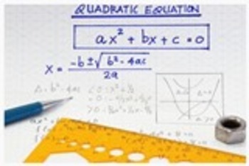 Preview of Quadratic Equation Software