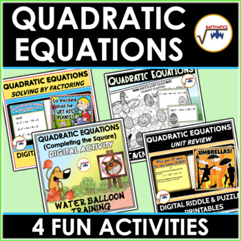 QE 1 and 2 Traditional Math: Quadratic Equations and Square Root Method