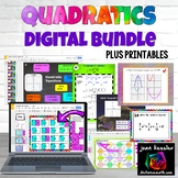 Quadratics Digital Bundle plus Printables