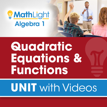 Preview of Quadratic Equations & Functions | Unit with Videos