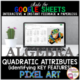 Google Sheets Digital Pixel Art Math Quadratic Equations K