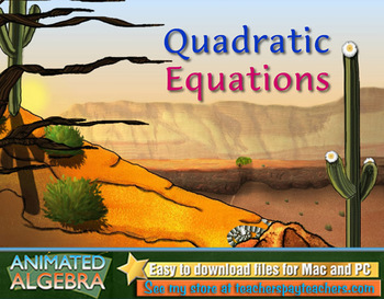 Preview of Quadratic Equations - Lesson Video