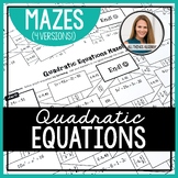 Solving Quadratic Equations (Rational, Irrational, & Compl