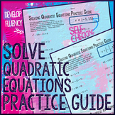 Quadratic Equations Practice Guide