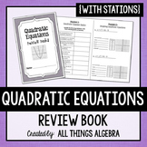 Quadratic Equations Review Book