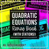 Quadratic Functions & Equations | Review Book