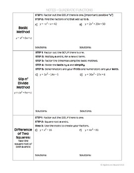 4.3 solving quadratic equations by factoring worksheet