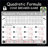 Quadratic Formula Code-Breaker Activity