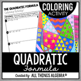 Quadratic Formula | Coloring Activity