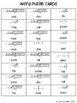 Quadratic Formula Cut and Paste Word Puzzle by Amusing Algebra | TpT