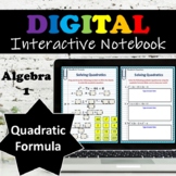 Quadratic Formula⭐ Digital Interactive Notebook