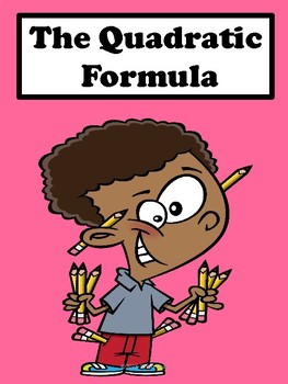 Preview of Quadratic Formula No Prep Lesson