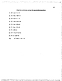 Quadratic Formula tiered lesson