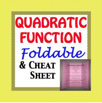 Preview of Quadratic Equation