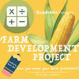 Quadratic Formula and Regression: Farming Project and Lab