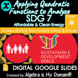 Quadratic Functions Math Analysis of SDG 7 Affordable & Cl