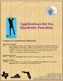 Quadratic Functions Real-World Applications Full Lesson & 