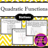 Quadratic Functions Stations