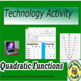 Quadratic Functions - Technology Activity