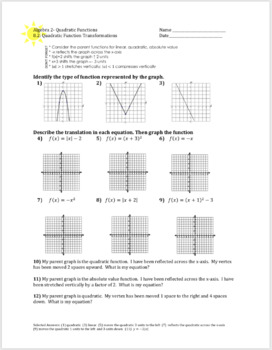 unit 8 quadratic equations answer key homework 10