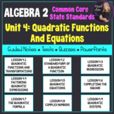 Quadratic Functions and Equations (Algebra 2 - Unit 4) | Math Lion