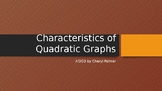 Quadratic Graph Parts Notes and Practice Assignment