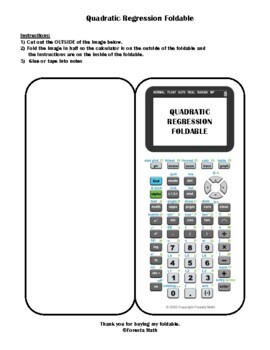 quadratic regression calculator